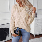 Solid Color Casual Sweater