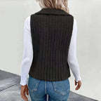Casual Vest In Solid Color