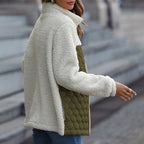 Patchwork Warm Plush Jacket