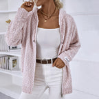 Casual Knitted Vest with Hood