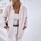 Casual Knitted Vest with Hood