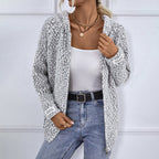 Casual Knitted Vest with Hood
