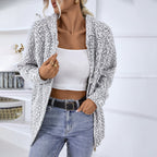 Casual Knitted Vest with Hood