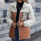 Patchwork Warm Plush Jacket
