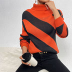 Casual Striped Knitted Sweater