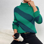Casual Striped Knitted Sweater