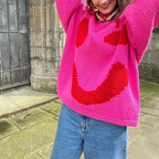 Smiley Casual Knitted Sweater