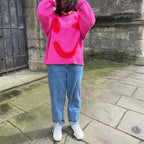 Smiley Casual Knitted Sweater