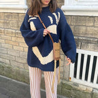Smiley Casual Knitted Sweater