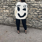 Smiley Casual Knitted Sweater