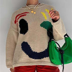 Smiley Casual Knitted Sweater