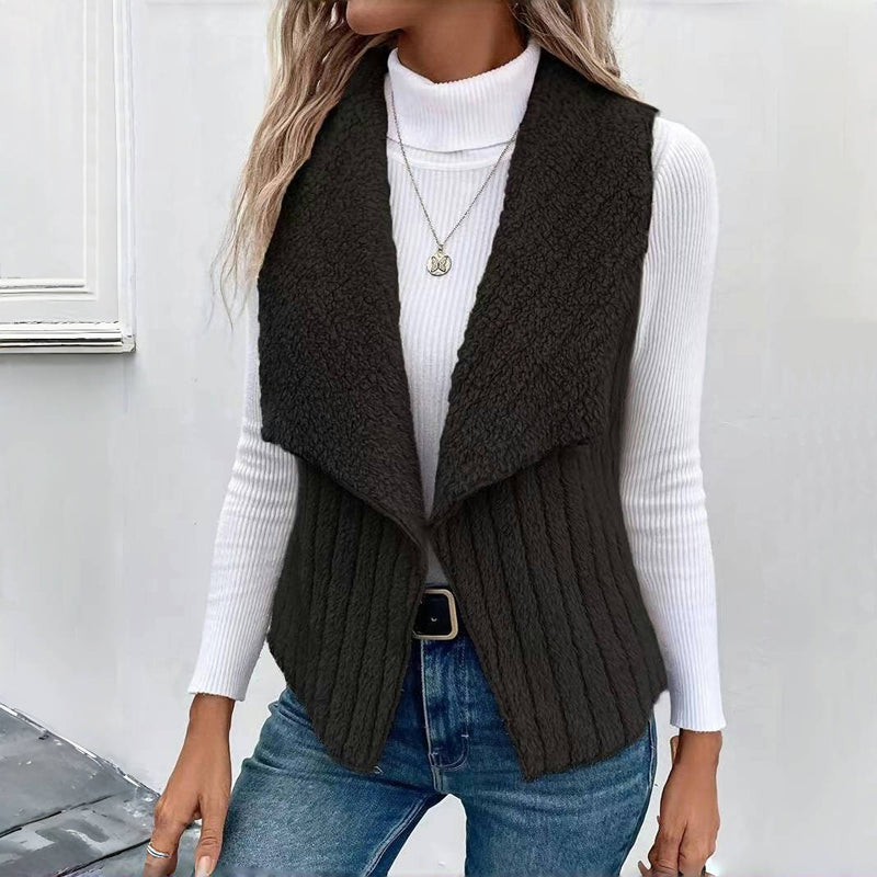 Casual Vest In Solid Color