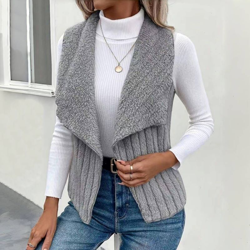 Casual Vest In Solid Color