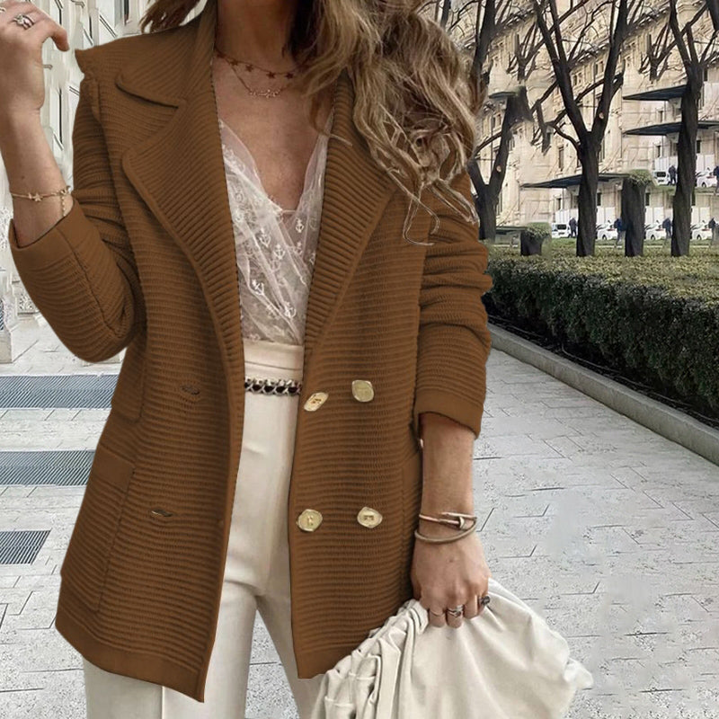 Solid Color Casual Jacket