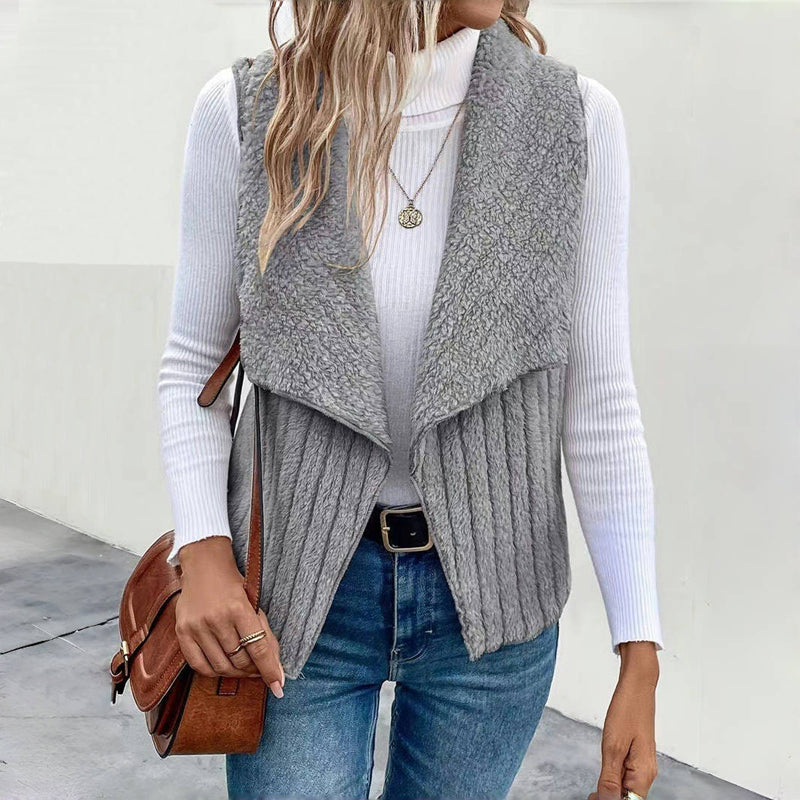 Casual Vest In Solid Color