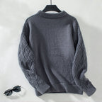 Solid Color Casual Sweater