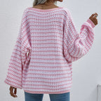 Casual Striped Knitted Sweater