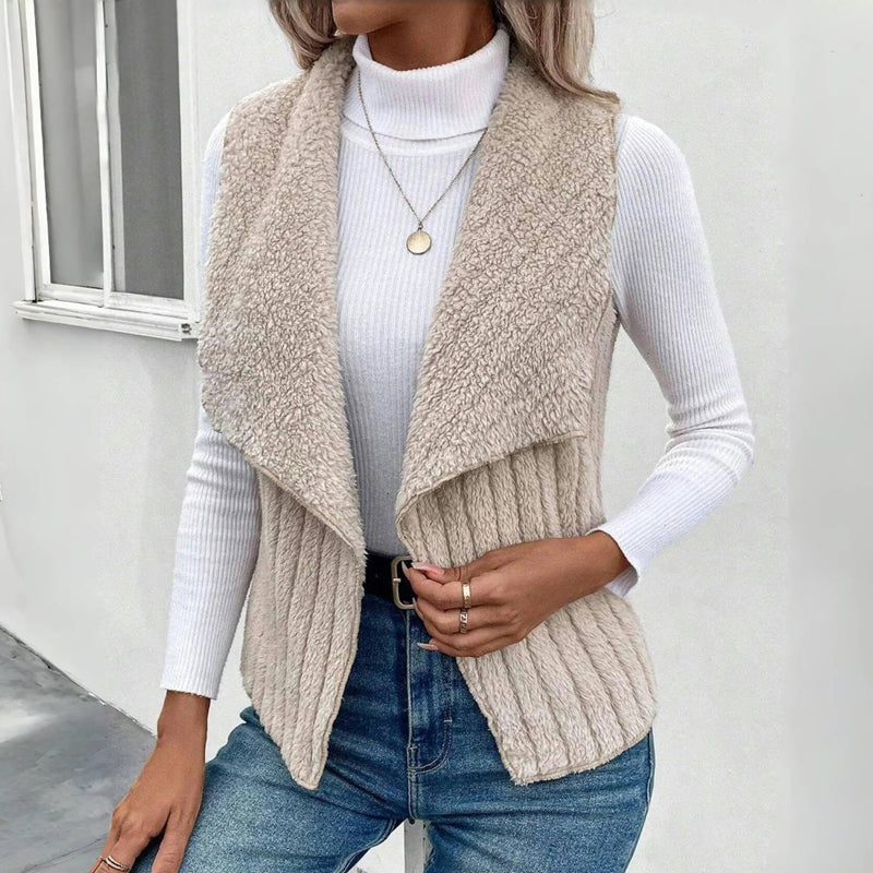 Casual Vest In Solid Color