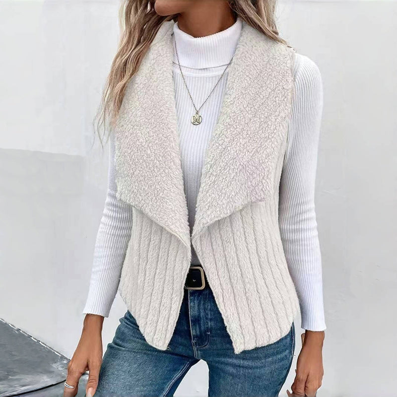 Casual Vest In Solid Color