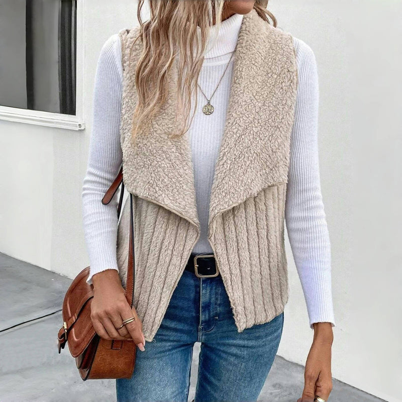Casual Vest In Solid Color