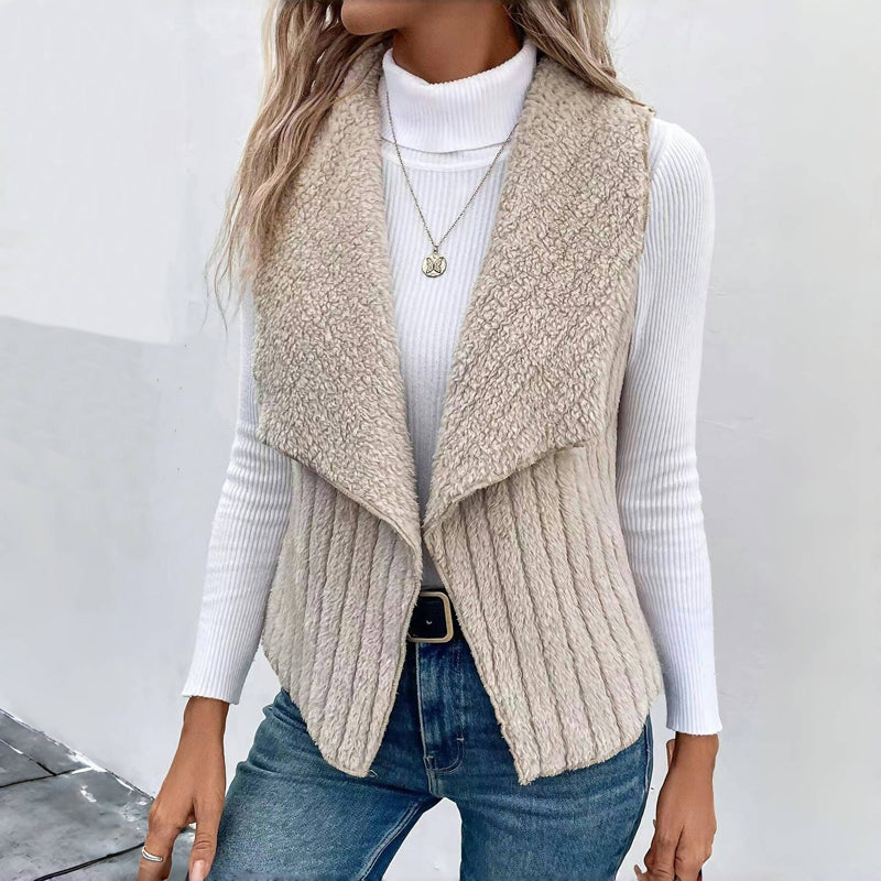 Casual Vest In Solid Color