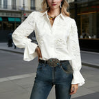 Casual Blouse with Floral Print
