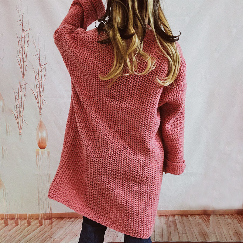 Solid Color Casual Knitted Vest