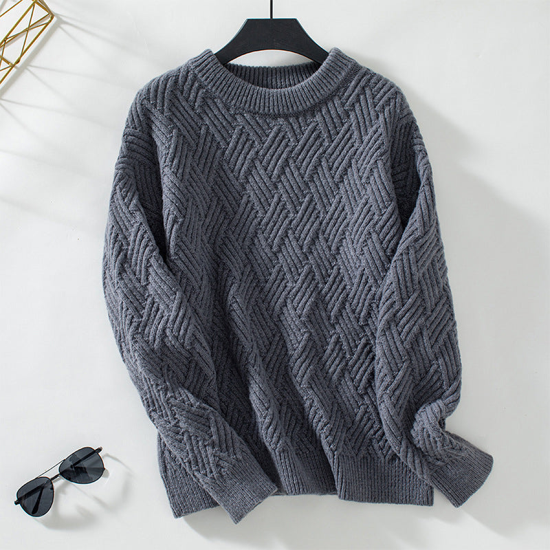 Solid Color Casual Sweater