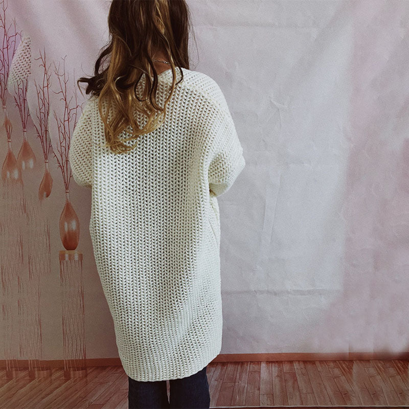 Solid Color Casual Knitted Vest