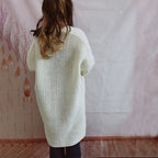 Solid Color Casual Knitted Vest