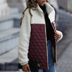 Patchwork Warm Plush Jacket