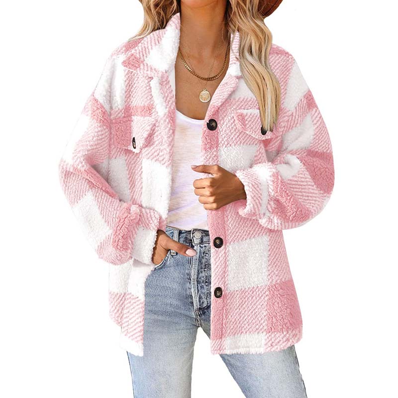 Casual Warm Checked Jacket