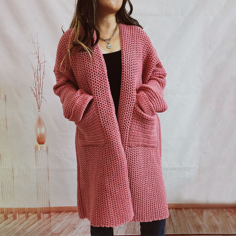 Solid Color Casual Knitted Vest