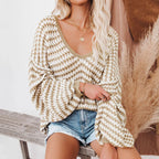 Casual Striped Knitted Sweater