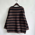 Casual Striped Knitted Sweater
