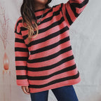 Casual Striped Knitted Sweater