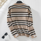 Casual Striped Knitted Sweater