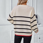 Casual Striped Knitted Sweater