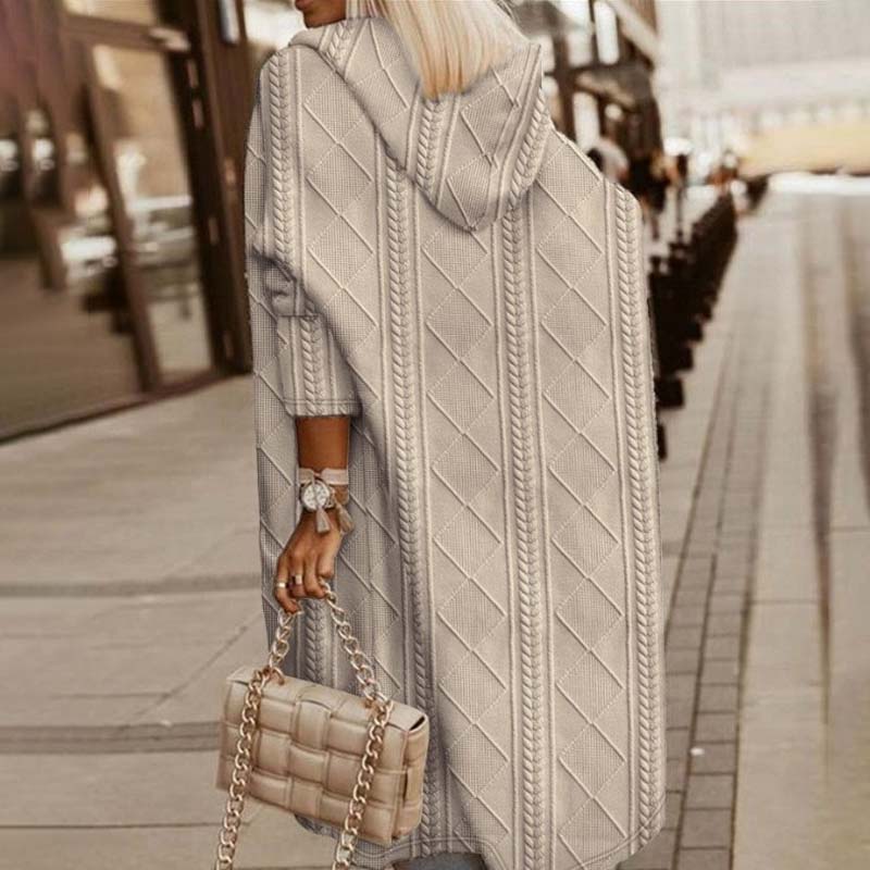 Casual Knitted Vest with Hood