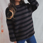 Casual Striped Knitted Sweater