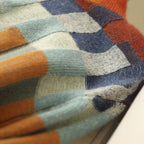 Colorful Checkered Knitted Sweater