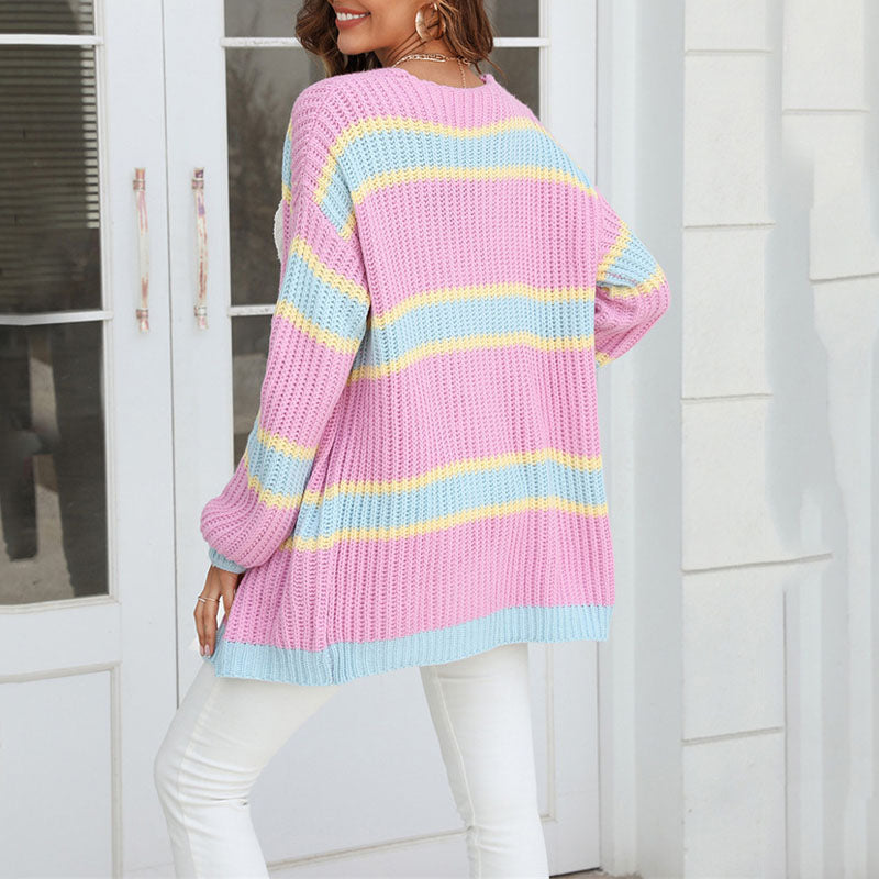 Casual Striped Vest