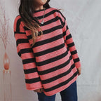 Casual Striped Knitted Sweater