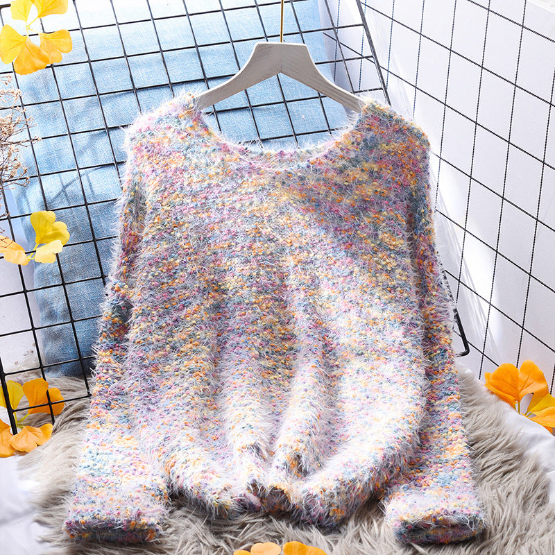 Colorful Sweater with Dots