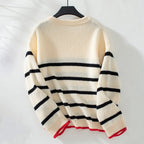 Casual Striped Knitted Sweater