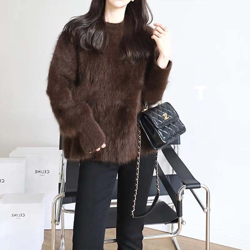 Solid Color Casual Sweater