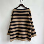 Casual Striped Knitted Sweater