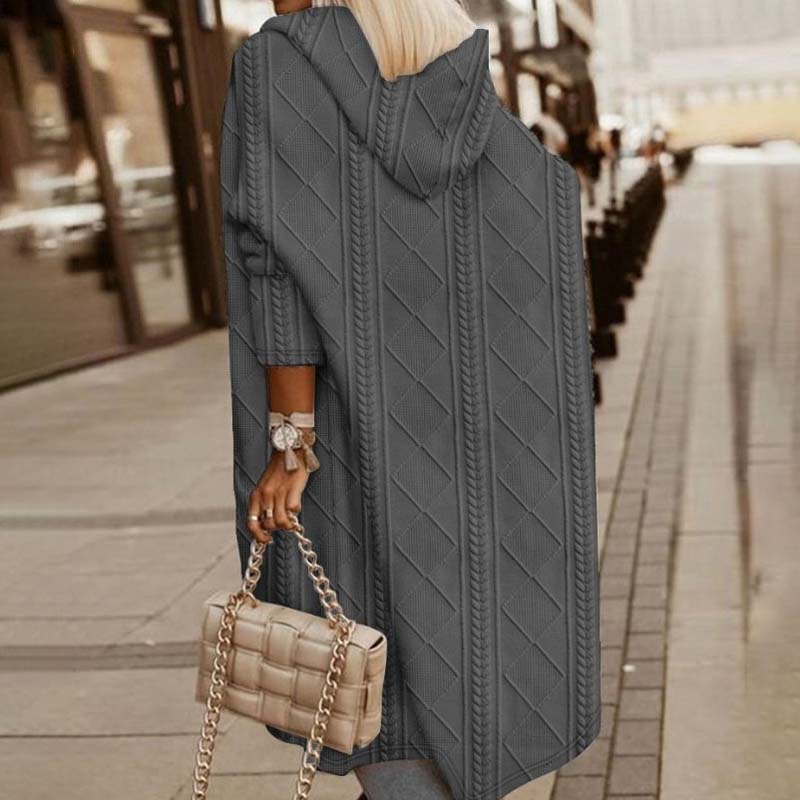 Casual Knitted Vest with Hood