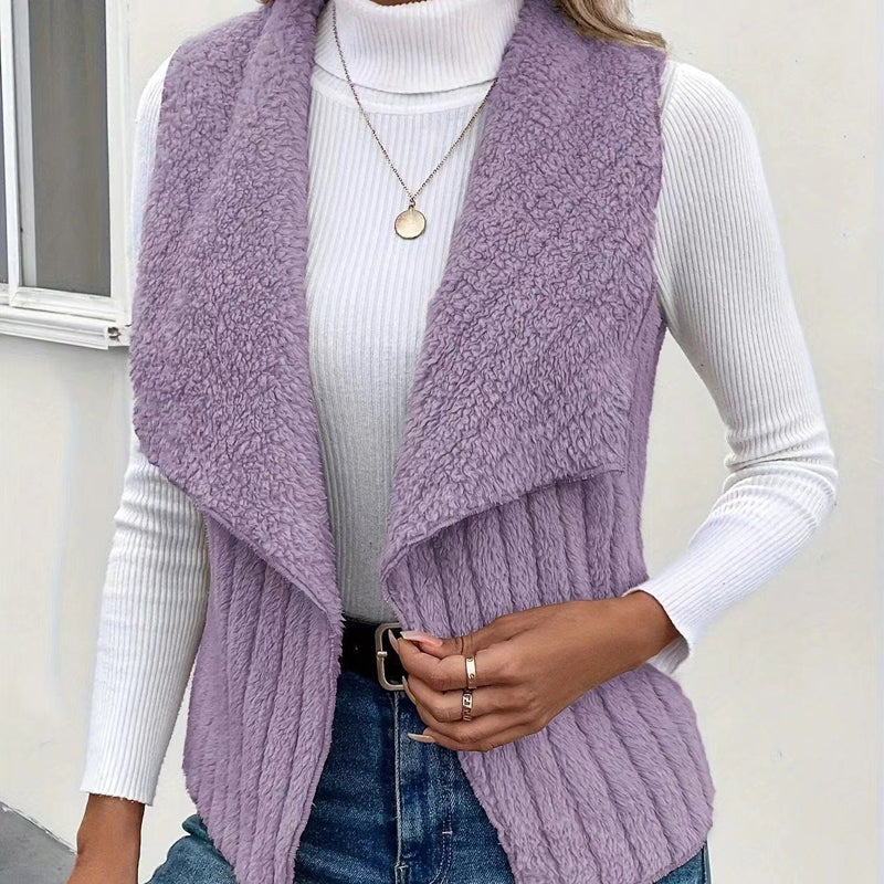 Casual Vest In Solid Color