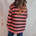Casual Striped Knitted Sweater
